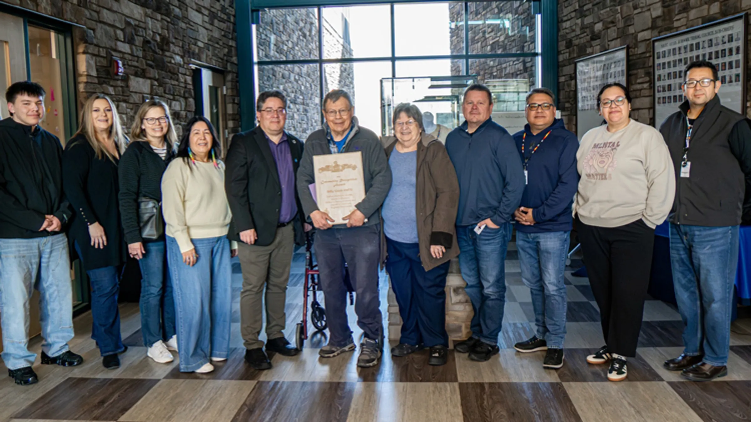 Brother Billy Cook Billy Cook Honored with Community Recognition Award | SRMT - NSN
